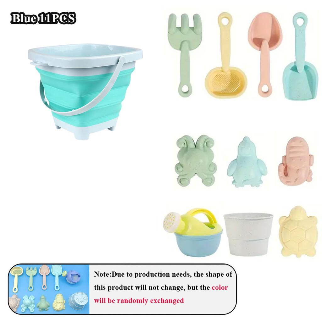 Children's Beach Toy 5/11/17PCS Set Baby Playing In Water and Sand Large Sand Shovel Beach Bucket Sand Digging Tool