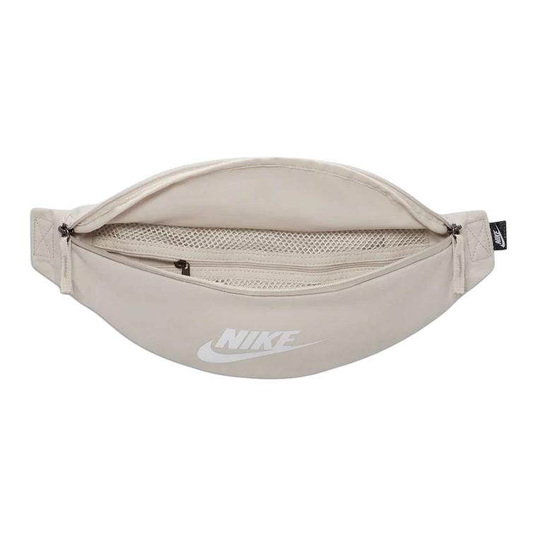 New Nike Heritage 3L Waist Bag Light Orewood Brown/Light Orewood Brown/White DB0490-104