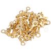 150PCS Ring Terminal Assortment Brass Electric Wire Lugs with Storage Box M3 M4 M5 M6 M8 M10