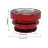 New 2Pcs Compass Dust Cover Bung Plug For Car Motorcycle Cigarette Lighter Socket