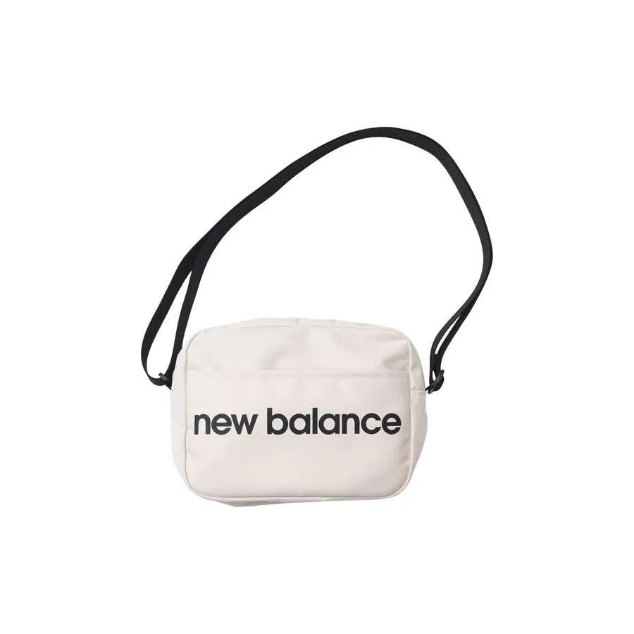 New Balance Fabric Crossbody Bag , Shoulder Bag Unisex Ecru (Unisex) Shoulder Bags JABL2641 CTU