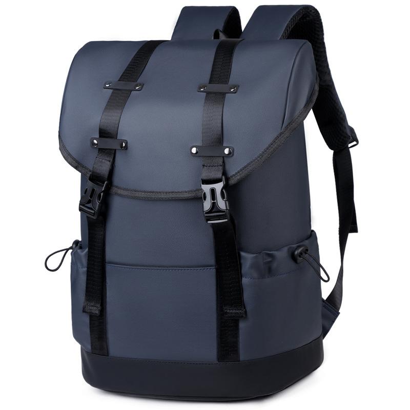New men's fashion high-value backpack backpack, college student schoolbag, large-capacity commuter laptop bag