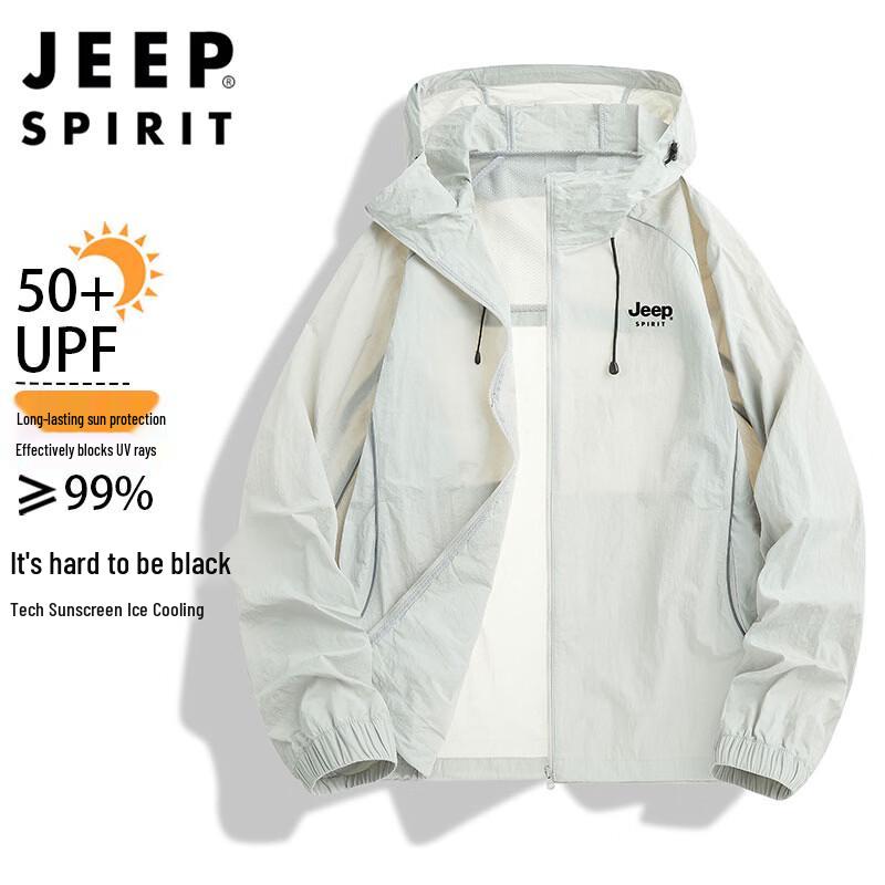 JEEP SPIRIT Unisex Outdoor UV Protection Sun Jacket