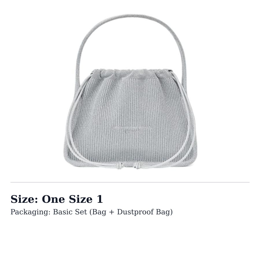 alexander wang Ryan Drawstring Small Shoulder Bag 20123K60T991