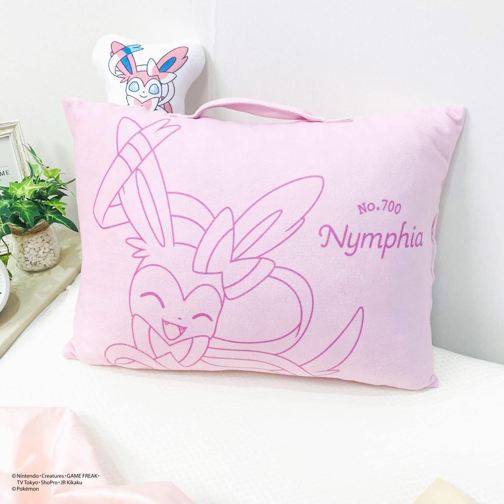 MORIPiLO Morishita Body Pillow Pokemon Nymphia 28x39cm with Handle Stuffed Toy Cushion Pokemon Character Goods Pink 4621152