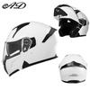 Full Face Motorcycle Helmet Men Women Winter ABS Safety With Flip-Up Visor 3C Certified