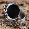 Creative Retro Ring Creative Person Avatar Men's Ring Fashion Pattern Jewelry