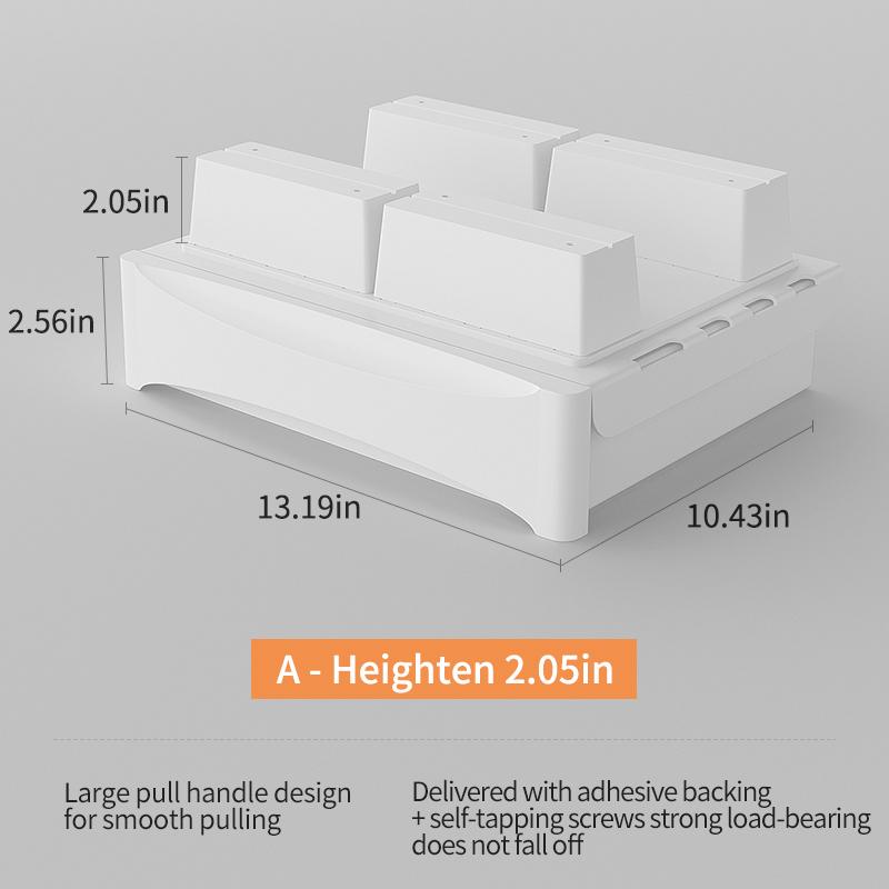 Small Under Desk Storage Cabinet with Mobile Pedestal, Hidden Drawer and Cable Management for Efficient Workspace Setup
