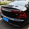 For Volvo For Volvo S90 T5 2017 2018 2019 2020 Black Carbon Rear Trunk Lid Ducktail Lip Spoiler Wings Car Exterior Tuning Access