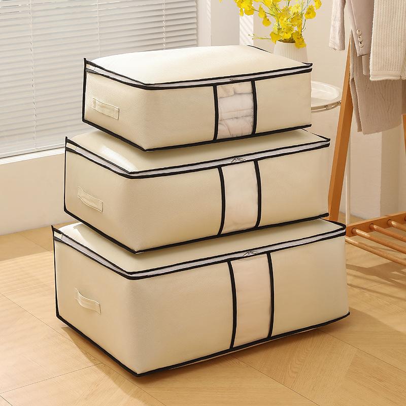 שקיות אחסון מתקפלות לבגדים ולשמיכות - קיבולת גדולה במיוחד להובלה ואריזה