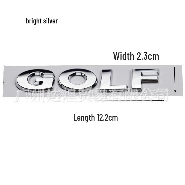 Volkswagen Bora Polo Golf Rear Tail Modified Letter Stickers for Older Models