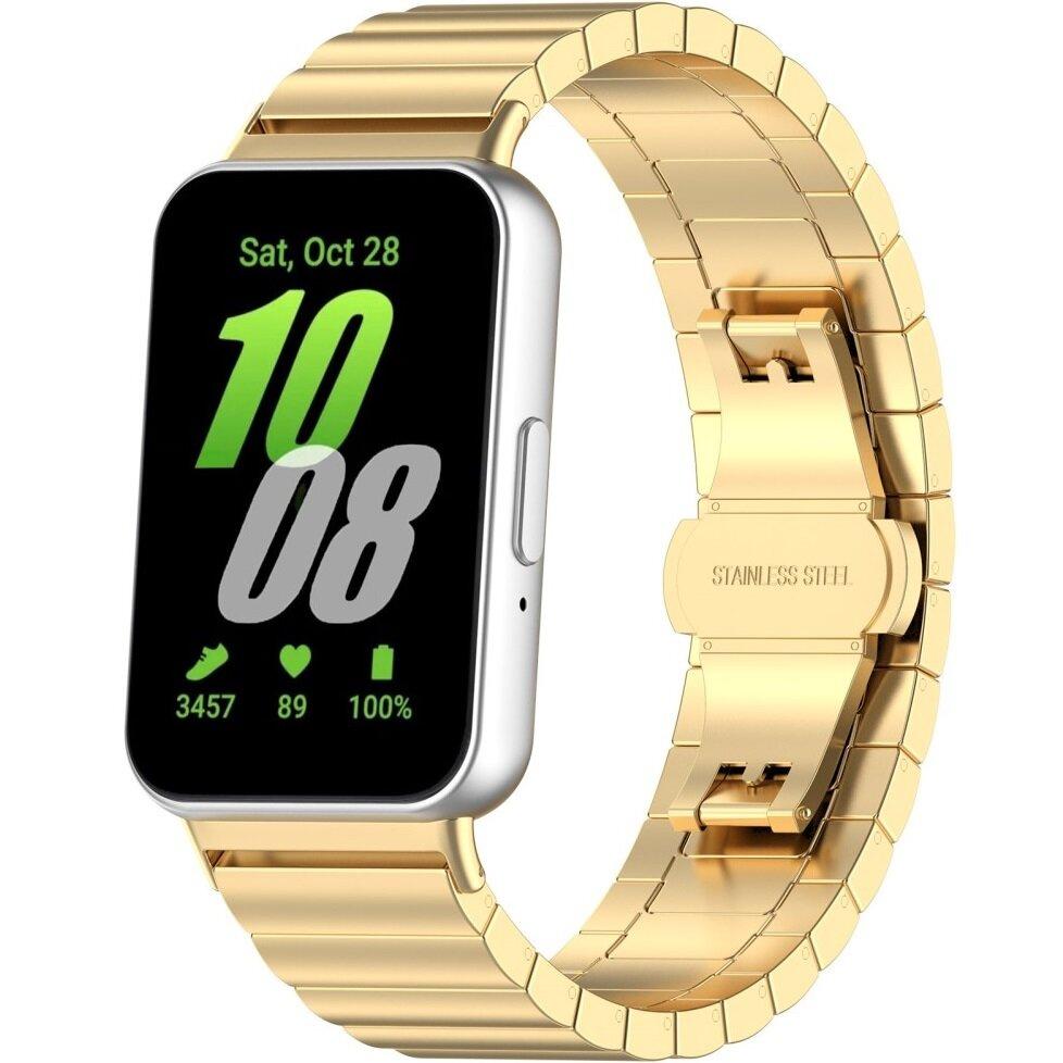 Bracelet en Acier pour Samsung Galaxy Fit 3, Doré
