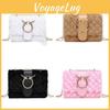 Trendy 2024 Korean Style Fluffy Square Handbag With Elegant Chain Decoration For Women