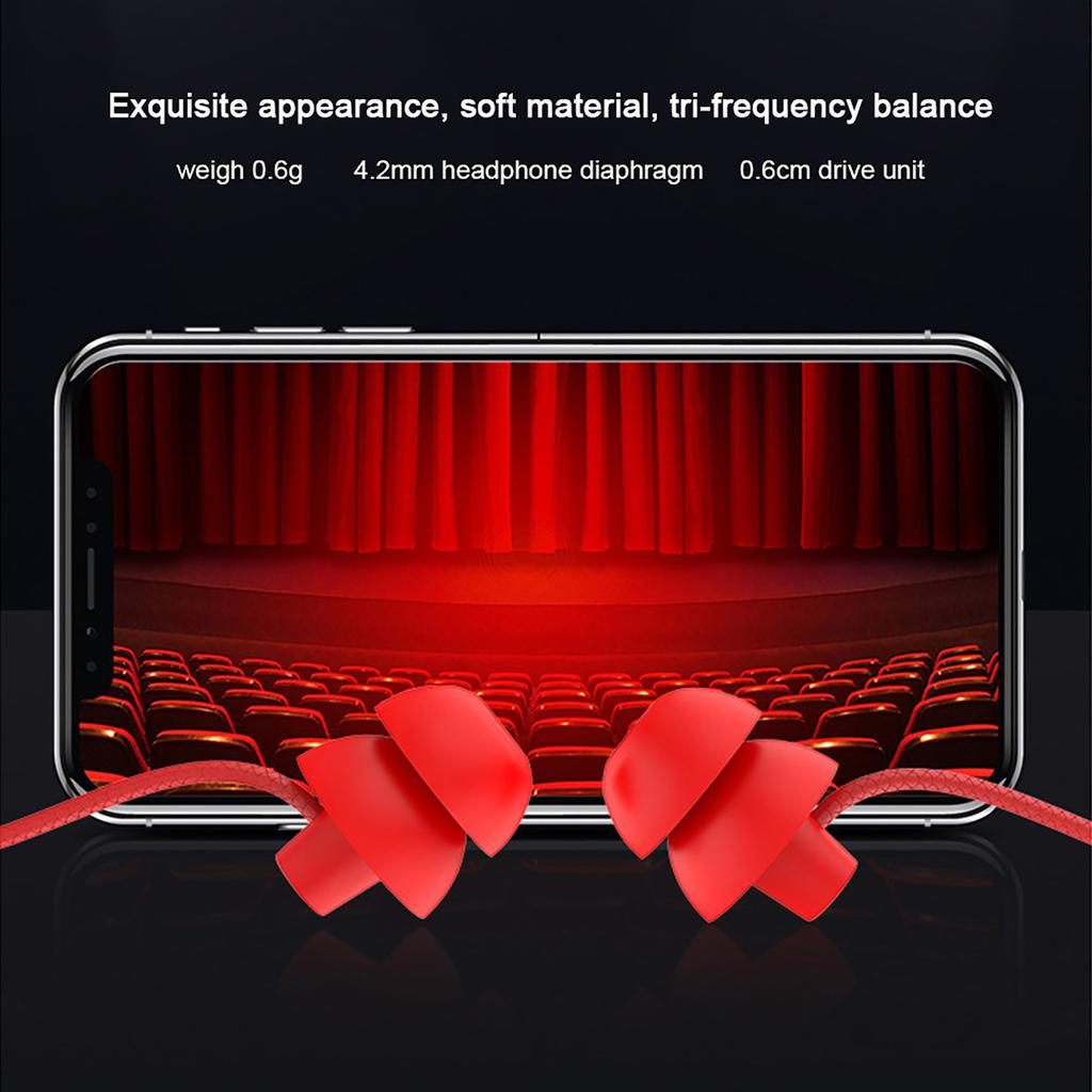 3.5mm Earphones Wired High Sound Quality Sleep Drive By Wire Headphones for Mobile Phones