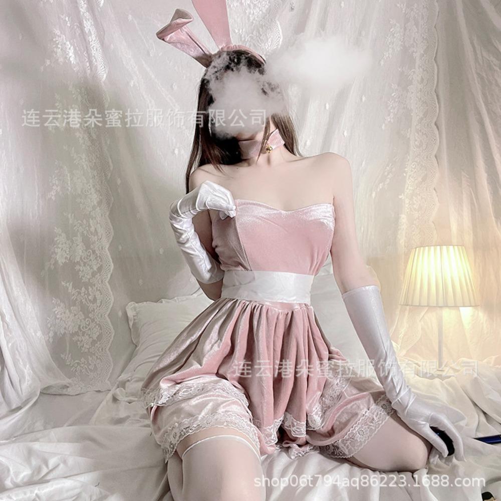 Domila Christmas Dress Female Halloween Cute Bunny Sexy Uniform Suit New Year's Battle Suit Stage Performance Suit