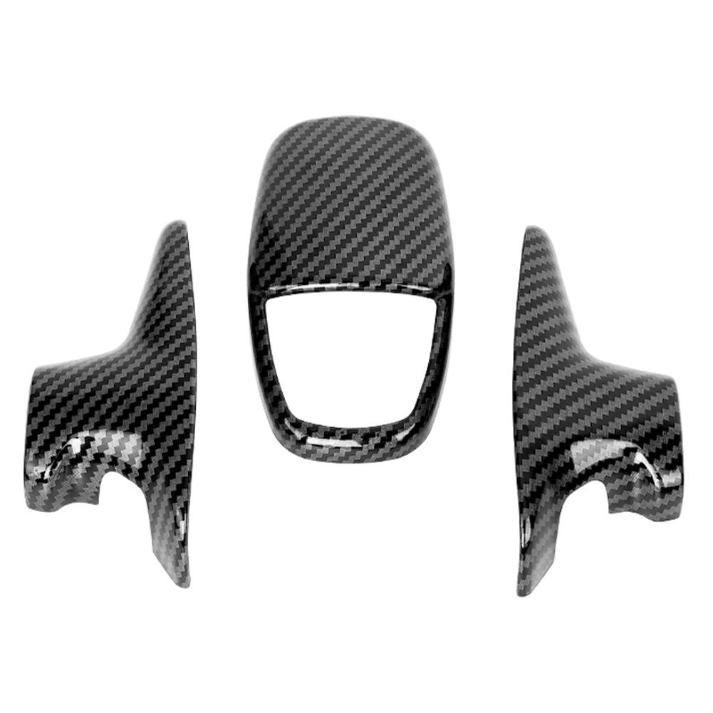 For Dodge Charger/Challenger 2015+Durango 2018+ Car Gear Shift Knob Decoration Cover Gear Shift Handle Sticker Carbon Fiber