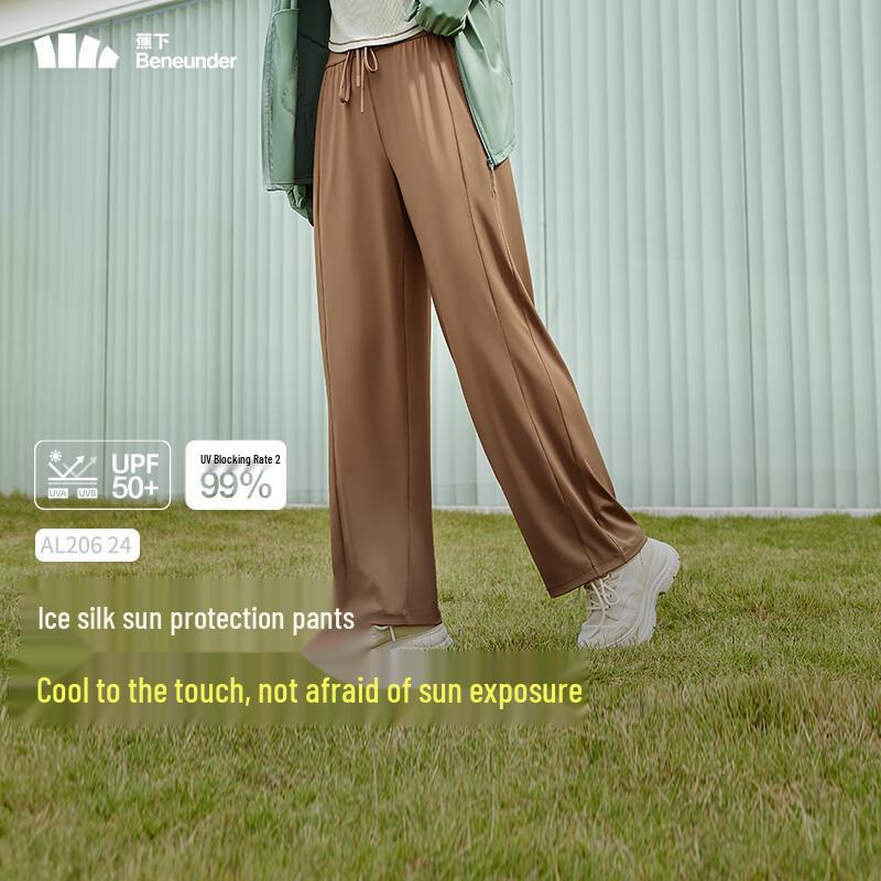 Beneunder Women's Cooling Sun Protection Wide-Leg Pants