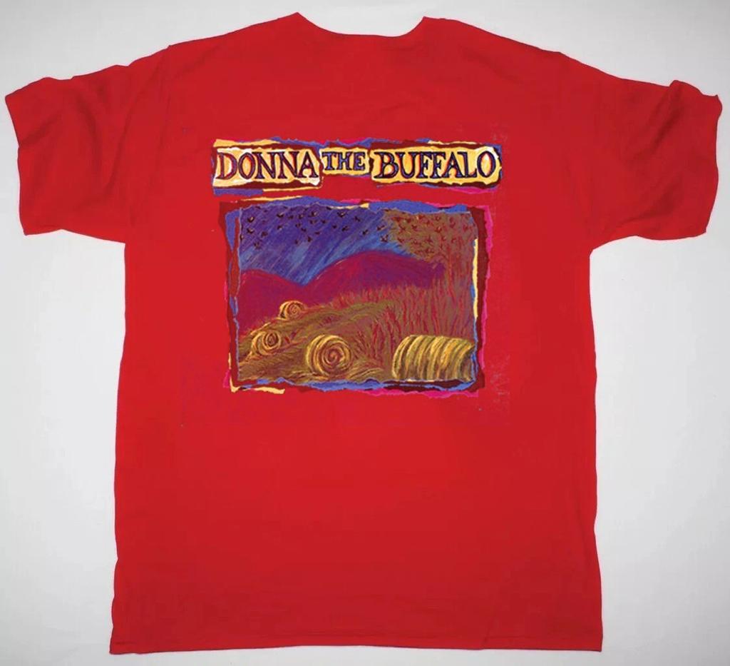 Donna The Buffalo - Album red All Size T-Shirt TU369
