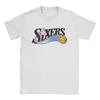 Unisex DAMEN Sixers 3 Allen Iverson T-Shirts Baumwoll-Oberteile Lustiges Kurzarm-Rundhals-T-Shirt Plus-Size-T-Shirt