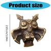 Brass Lanyard Beads Light Weight Owl Shape Parachute Cord Beads Vintage Charm Beads for DIY Paracord Pendants Buckles