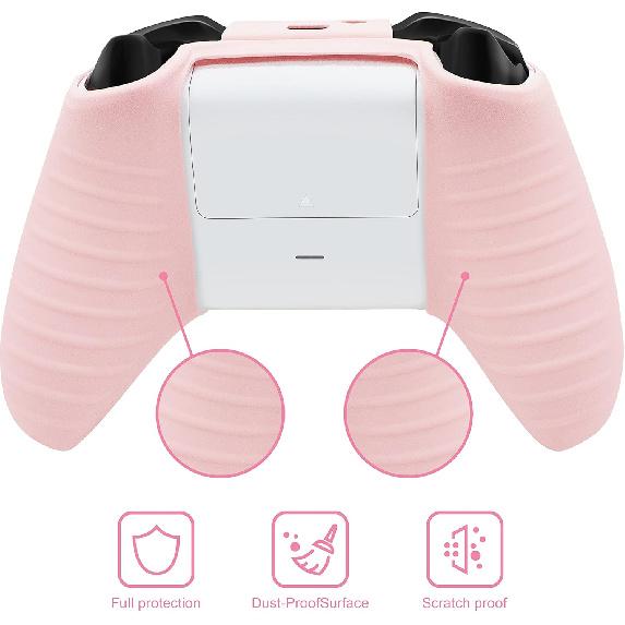 BRHE Xbox Ones Controller Skin Cover,Anti-Slip Silicone Cover Skin Case for Xbox Ones/X Controller with Thumb Grips Caps X 2