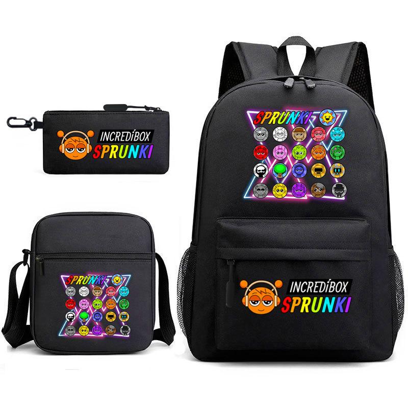Peripheral Heat Transfer Rhythm Box Cartoon Animation Primary School Students Third Grade Light Load Reduction Large Capacity Backpack L