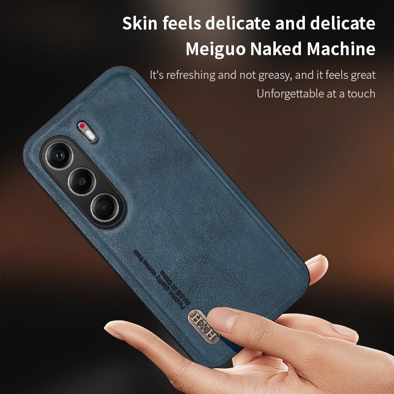 Magnetic for Tecno Camon 40 Pro 4G 5G Spark 30 Infinix Note 50S 50X HOT 50 Plus Zero Case Leather Camera Protect Cover Shell