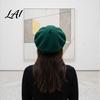 Slouchy Artist Hat Women Wool Beret Hat Elegant Classic Solid Color Winter Daily Casual Wear Accessory Cap Soft Breathable Blend Headwear for Ladies