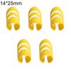 5 Stück Gitarre Ukulele Kunststoff Daumen Finger Nagel Fingerspitze Plektren Schutz Set