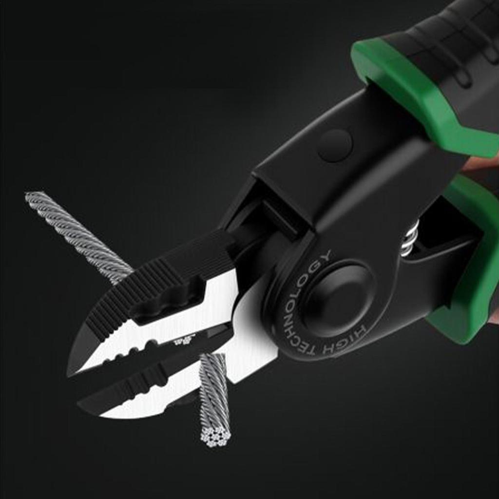 Wire Cutter Stripper Wire Splicer Multipurpose Plier Hand Tool For Industrial Electric Cable Automotive Maintenance Repair