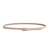 PU Leather Slim Belt Thin Dress Belt Simple Waist Belt  Women Accessories