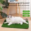 Artificial Grass Dog Potty Pad Reusable Washable Odor Resistant Drainage Turf Mat Dog Housebreaking Training Toilet For Indoor