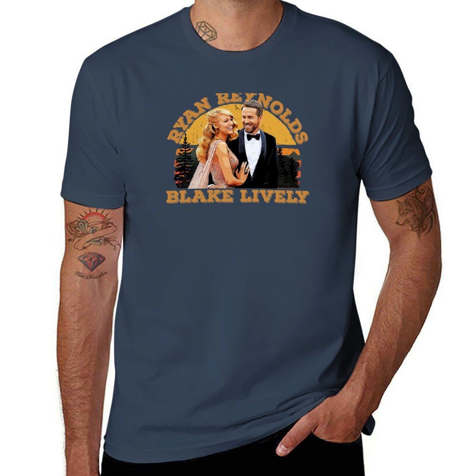 Blake Lively lovely couple TShirt Durable Work Wear TShirt S