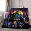 1pc Batman Blanket Lightweight Flannel Throw For Sofa, Bed, Travel, Livingroom, Office, Couch, Chair, And Bed