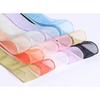 10yards Sheer Chiffon Ribbon 10/16/25/38mm Organza Ribbon for Clothing Sewing DIY Hair Bows Hat Decor Craft Accessories Supplies