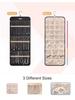 Hanging Jewelry Storage Bag Double-sided Foldable with Hook Anti-oxidation Suitable for Earrings Necklaces and Rings Accessories