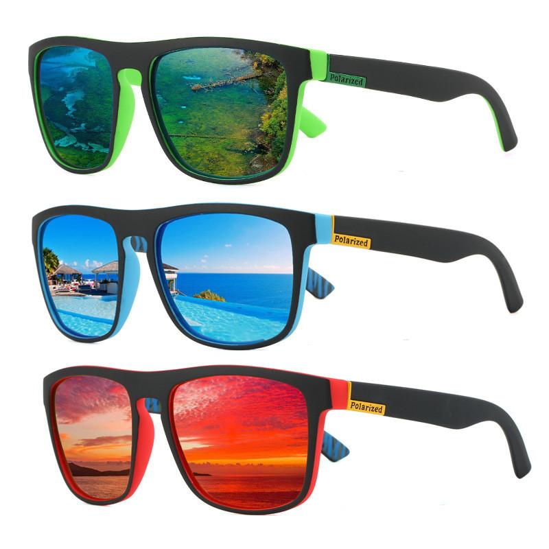 Sports Unisex Outdoor Polarized Sunglasses Full Frame Pc Material Uv Protection
