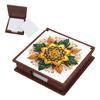 Wooden 5D Diamond Painting Kit Note Box Diamond Art Notepad Box for Home Office School Supplies Holiday Gifts