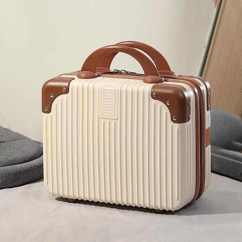 Mini Handbag 14" Makeup Case: Small Suitcase-Style Storage & Gift Box