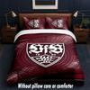 Set Biancheria da Letto Design VfB Stuttgart 1 Copripiumino + 2 Federe Morbido Traspirante Biancheria da Letto per la Casa