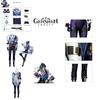 Ensemble de costume Cosplay Original Genshin Impact Pour Kaeya Design Imprimé Ethnique Tribal