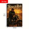 Vintage Retro Motorcycle Tin Sign Metal Wall Art Decor for Home Garage Man Cave Bar Cafe 20x30cm