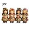 Fabric Craft Kit Patchwork Girl DIY Kit, 3D Doll Sewing Set with Pre-Cut Small World Thread Needles, Cute for Home Decor Handmade Gift