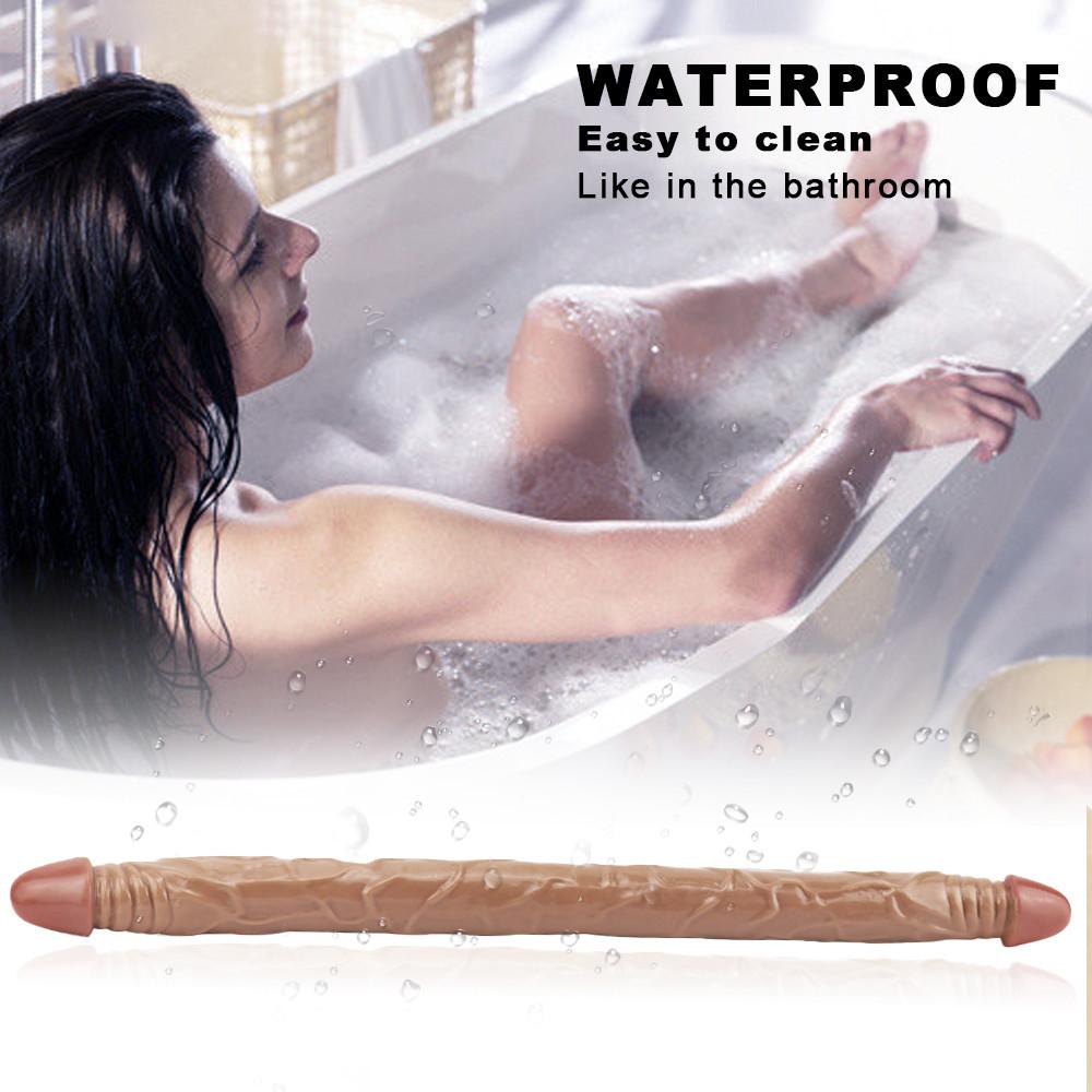 Dildo RUNYU Double Long Realistic Dildos Cock Vaginal Anal Plug Adult Products Penis For Women Sex Toys