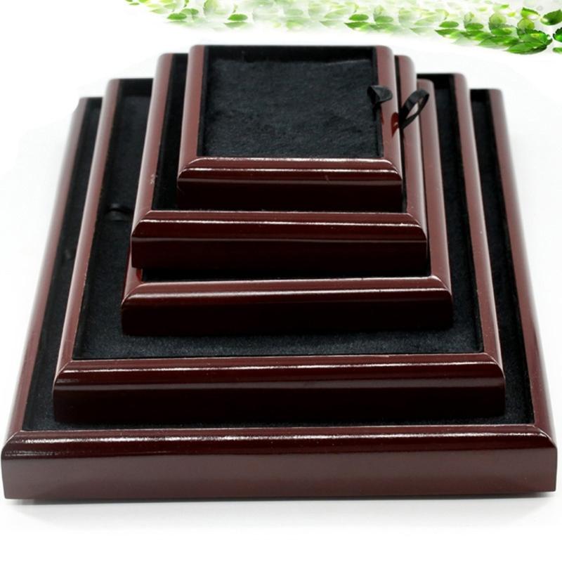 Jewelry Storage Tray Wooden Showcase Display Organizer for Earrings Watches Bracelet Necklace Vintage Jewelry Box Holder