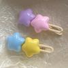Cute Girls Super Sweet Star Hair Clips Hairpin Summer Forehead Bangs Clip Pentagram Head Barrettes Headdress Hair Accessories
