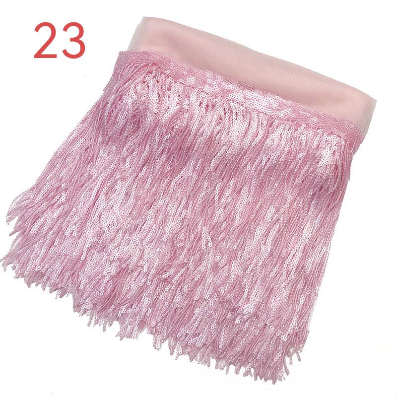 

10 ярдов 20 см цветные пайетки кисточки кружевная ткань бахрома отделка лента латинские танцевальные платья декор своими руками швейные аксессуары 10 Yard