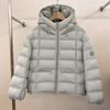Giacca Piumino Invernale da Donna con Cappuccio e Zip, Cappotto Trapuntato, Caldo Cappotto in Piuma con Tasche