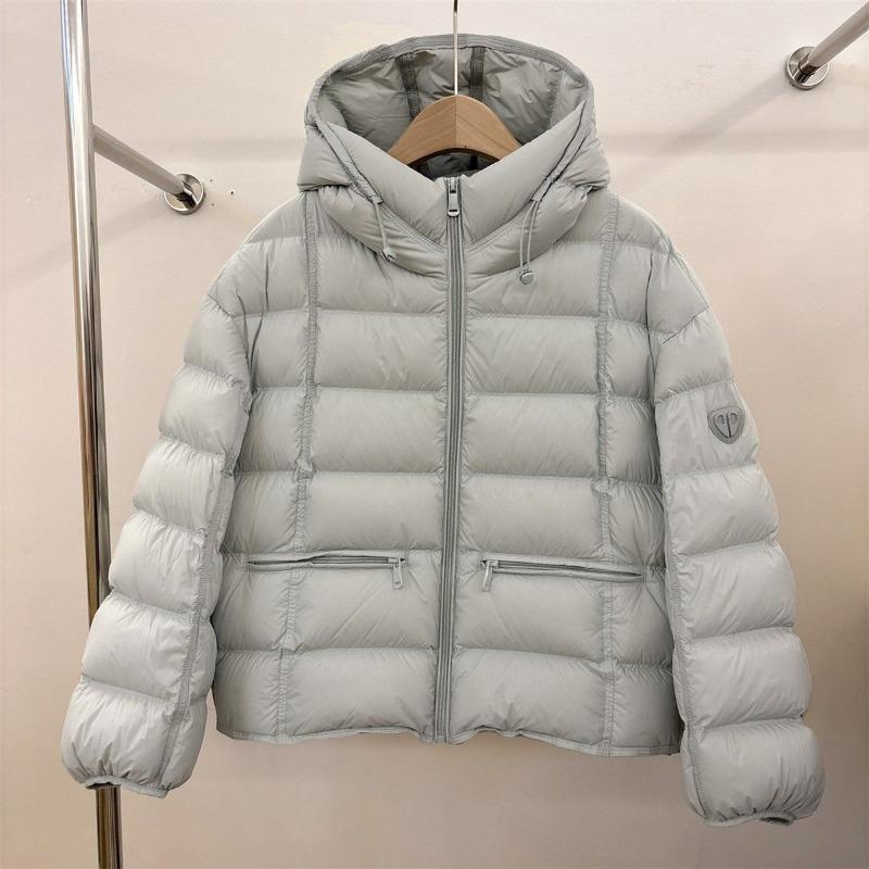 Giacca Piumino Invernale da Donna con Cappuccio e Zip, Cappotto Trapuntato, Caldo Cappotto in Piuma con Tasche