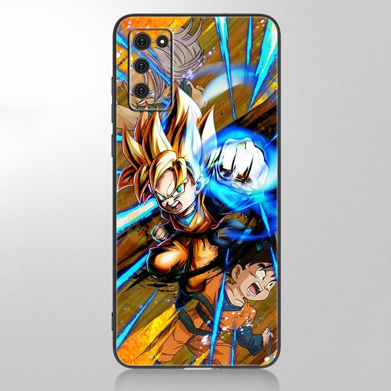 Husa din Japonia Anime Kid Goku pentru Samsung Galaxy A12 A02S A22 A32 A52 A72 A71 A51 A41 A31 A21 A11 A50 A70 A10S A20S Husa moale neagra